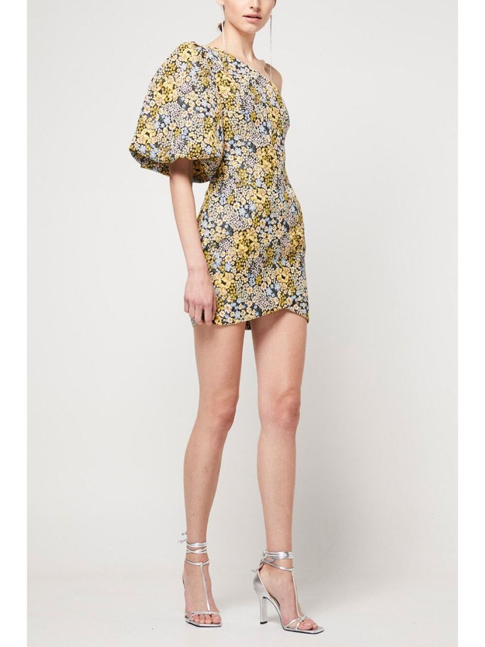Atoir Dare To Love Floral One Shoulder Mini Dress Cameo Bloom Womens Sz XS/6 NWT